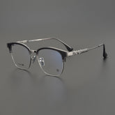 CHH Chrome Hearts Glasses Vintage Ultra Light Half Frame Myopia Glasses Frame
