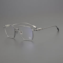 CHH Chrome Hearts Glasses Double Beam Ultra Light Titanium Frame Myopia Glasses Frame