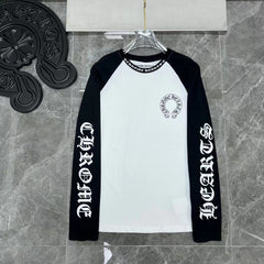 CHH Heart Long Sleeve Shirt Unisex Fashion Loose Long Sleeve Shirt