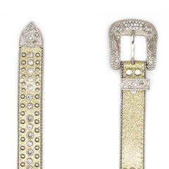 Hip-hop punk rhinestone belt punk style