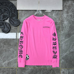 CHH Heart Long Sleeve Shirt Unisex Fashion Loose Long Sleeve Shirt