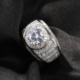 Rings Hip Hop Index Finger Ring Copper Zircon Ring ins Spectrum