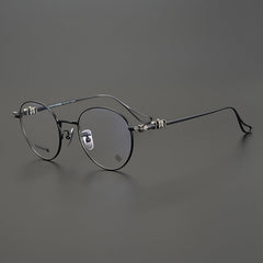 CHH Chrome Hearts Glasses Versatile Retro Pure Titanium Glasses Frame Ultra Light Myopia Glasses Frame