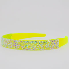 Trendy punk glasses headband full of diamonds