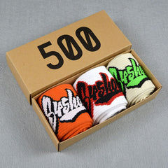 Mens Socks Colored Letter Long Tube