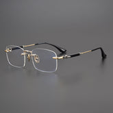 CHH Chrome Hearts Glasses Pure Titanium Frameless Business Myopia Glasses Frame