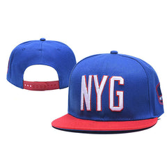 Trendy flat brimmed snapback hatsadult letters