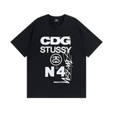 Stussy T Shirts Casual Loose Couple T Shirts