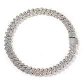 Bracelet Cuban Chain Necklace Alloy Full Diamond Hip Hop Rap St. Valentine's Spectrum