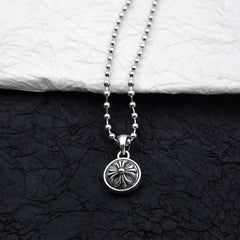 CHH Chrome heart Cross Necklace Vintage Cross Pendant for Men and Women