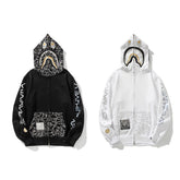 Bathing ape hoode bape empty mountain base shark bgm 3d digital
