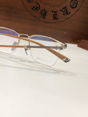 CHH Chrome Hearts Glasses Simple and stylish half-frame titanium frame glasses frame