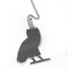 Jewelry Vintage Owl Animal Pendant Fashion Zircon Animal Spectrum