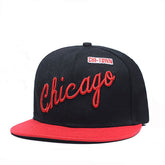 Trendy flat brimmed snapback hatssun protection
