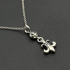 CHH Chrome heart Cross Necklace Retro Pendant for Men and Women