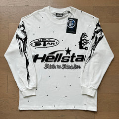 Hellstar Long Sleeve Shirts High-quality pure cotton high-street clothing
