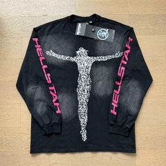 Hellstar Long Sleeve Shirts High-quality pure cotton high-street clothing