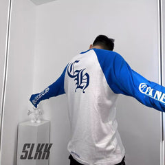 CHH Heart Long Sleeve Shirt Unisex Fashion Loose Long Sleeve Shirt