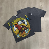 DUAA T shirts American streetwear brand with hot-fix rhinestones and distressed finish