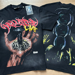 Hellstar T shirts High-street style, pure cotton, loose fit