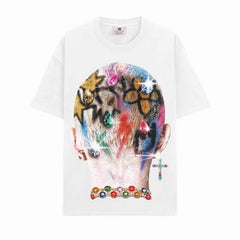 BIG FACE T shirts Pure Cotton High-Street Fashion