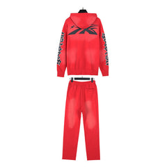 Hellstar Hoodie And Pants Two-Piece Set High-quality pure cotton high-street clothing