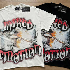 Mixed Emotion New Versatile Short-Sleeve T-Shirt