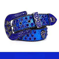 Hip-hop punk rhinestone belt skull stylish belt