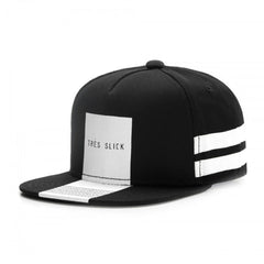 Trendy flat brimmed snapback hatstres slick cap summer