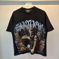 MIXED EMOTION T SHIRTS High-quality streetwear made from 260g pure cotton fabric.