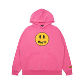 DREW HOUSE Hoodie Textured pink pure cotton
