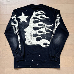 Hellstar Long Sleeve Shirts High-quality pure cotton high-street clothing