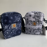 Mens Carhar Bag CARHAR WIP Baroque Cashew Flower Shoulder Crossbody Square Bag