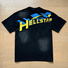 HellstarT Shirts Retro style high street trend High-quality pure cotton high-street clothing