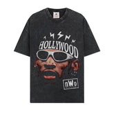 BIG FACE T shirts Pure Cotton High-Street Fashion