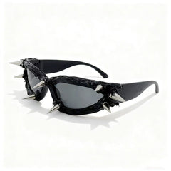 Trendy punk glasses cat eyes