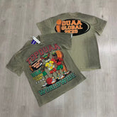 DUAA T shirts All Star SS Tee 2026ss European and American streetwear brand with rhinestone ripped details