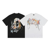 Revenge T Shirts High-quality streetwear with trendy Painted decoration