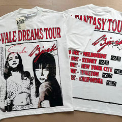 Valeforever Vale T Shirts White vintage-style letter print