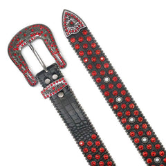 Hip-Hop Punk Rhinestone Belt Buckle