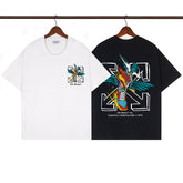 OFF WHITE T SHIRTS High-quality pure cotton high-street style