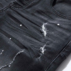 Mens trendy purple jeans 100% cotton Jeans #PU102