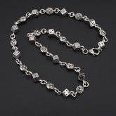 CHH Chrome heart Cross Necklace Dice Cross Vintage Cross Flower Men's and Women's Necklaces