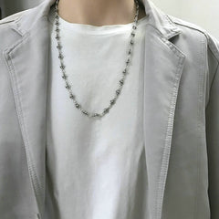 CHH Chrome heart Cross Necklace Vintage Men's and Women's Cross Necklace