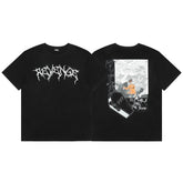 Revenge T Shirts High-quality streetwear with trendy Painted decoration