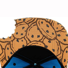 Trendy flat brimmed snapback hatscartoon men and women neutral