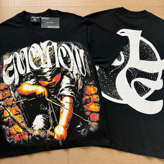 Mixed Emotion New Versatile Short-Sleeve T-Shirt