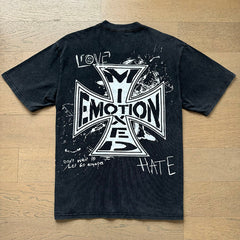 Mixed Emotion New Versatile Short-Sleeve T-Shirt