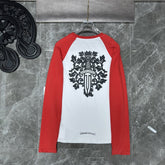 CHH Heart Long Sleeve Shirt Unisex Fashion Loose Long Sleeve Shirt