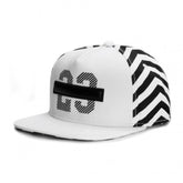 Trendy flat brimmed snapback hatsshade